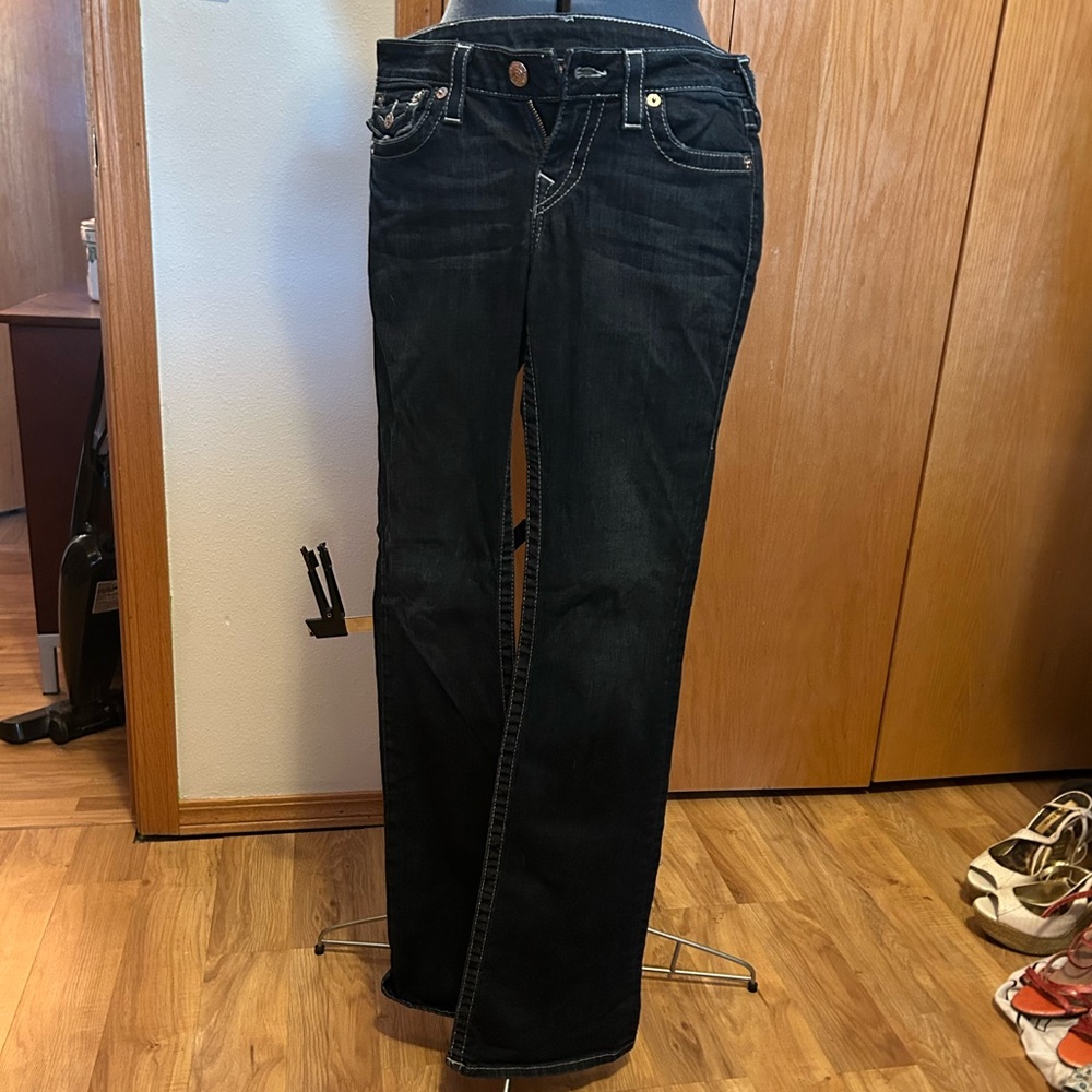 True Religion Women's black Boot Cut Jeans